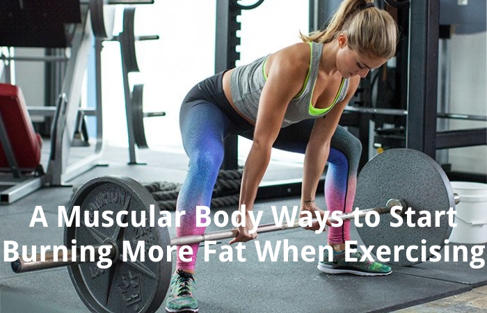 A Muscular Body Ways to Start Burning More Fat When Exercising